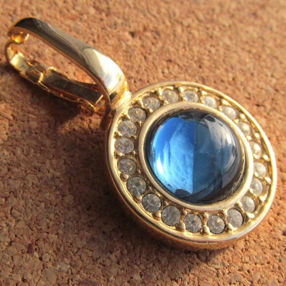 Swarovski Savvy Collection Pendant Blue with clear crystals - Picture 8 of 8